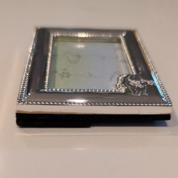 Silver Beaded Etched Winnie The Pooh Photo Frame - Picture 7 of 8